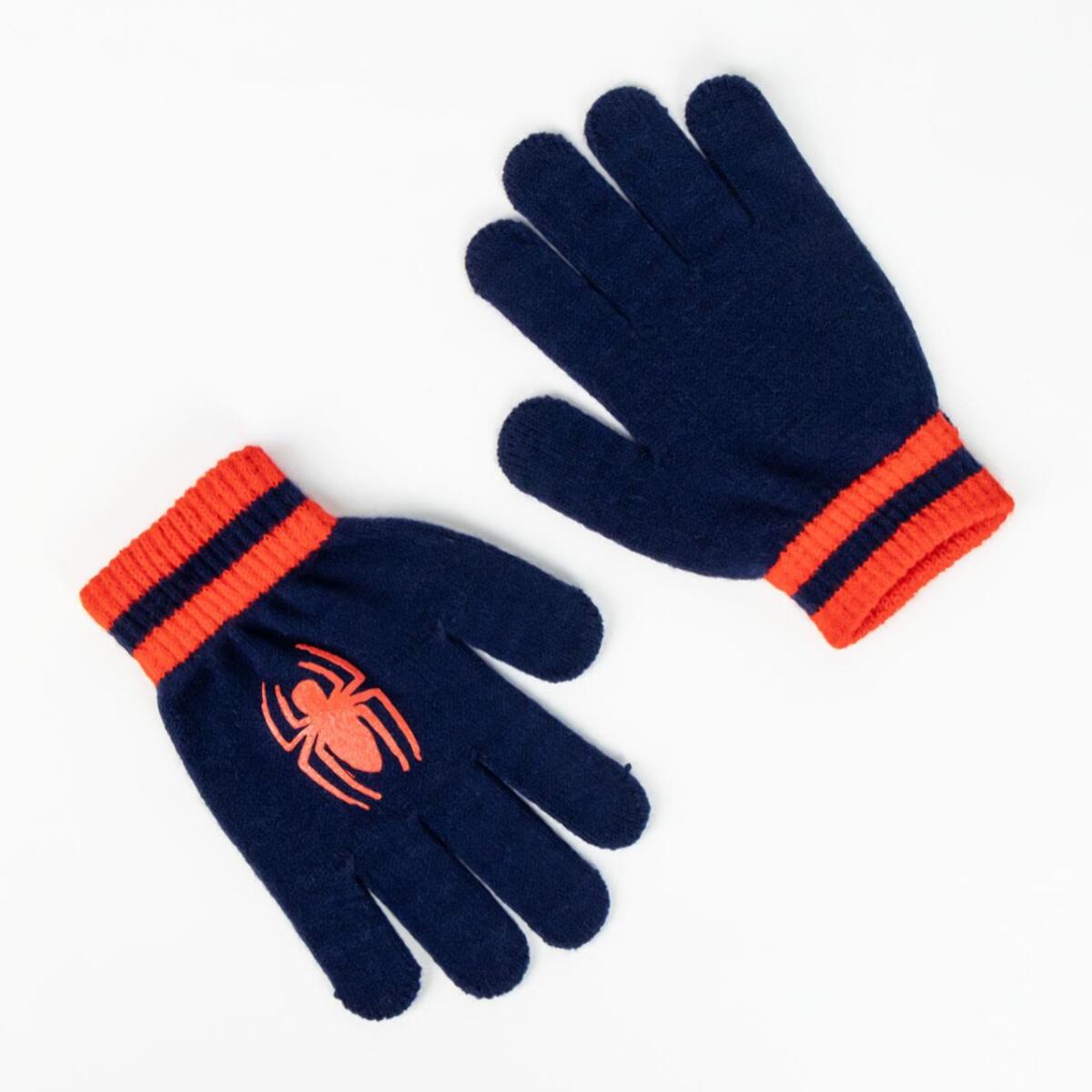 Set gorro y guantes infantil unisex "Spiderman"