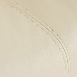 Armand - fauteuil relax électrique en cuir vegan - Beige