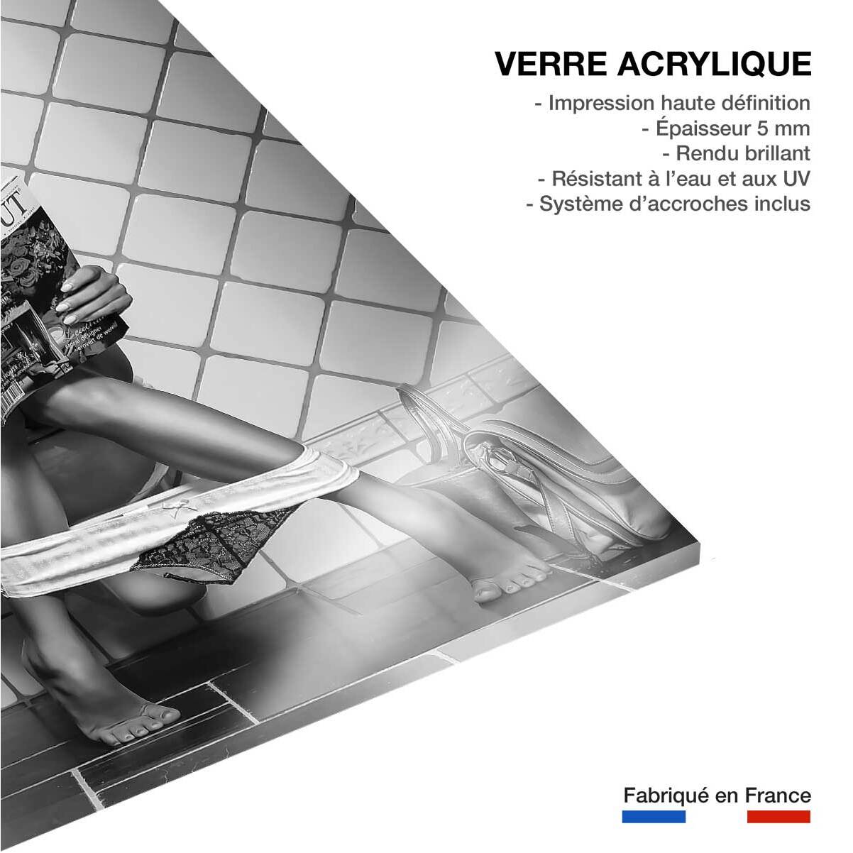 Tableau contemporain Multitasking Tableau plexiglas