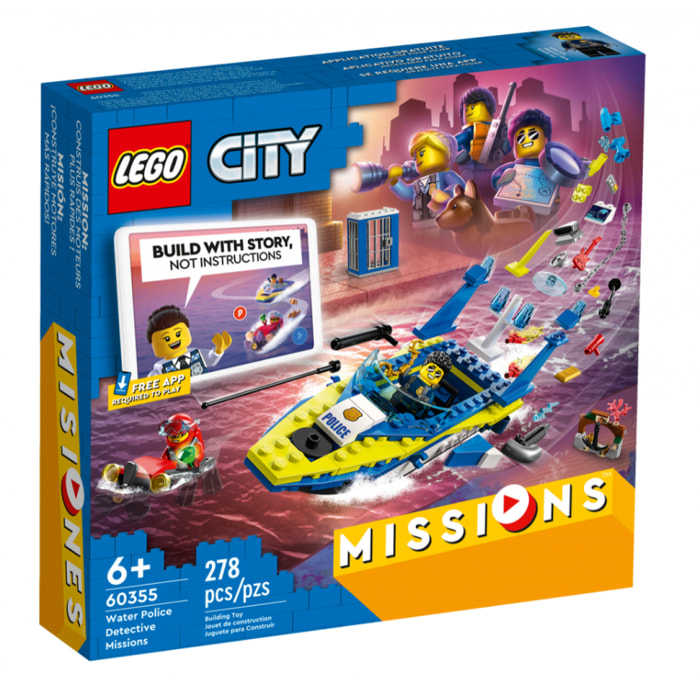 LEGO CITY 60355 - MISSIONI INVESTIGATIVE DELLA POLIZIA MARITTIMA