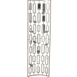 J-Line décoration murale Photophore Miroir - métal - gris - large