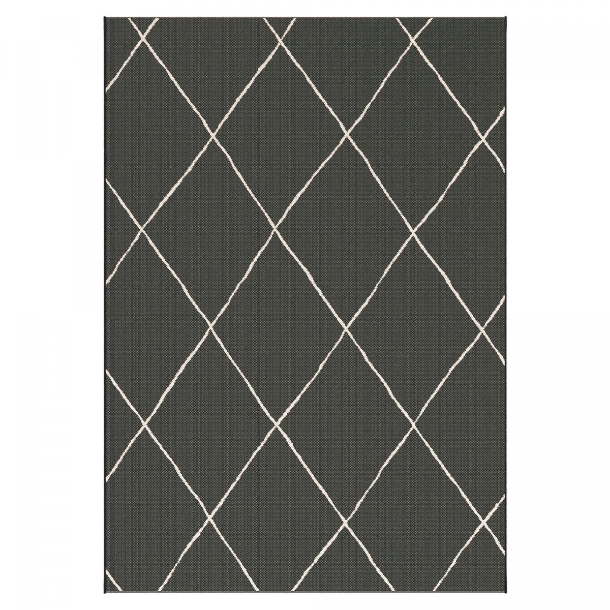 Tapis extérieur tissé kilim rectangle JARU