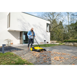 Balayeuse mécanique Karcher S 6 Twin - Largeur de balayage 860 mm- Double brosses- Capacité du collecteur 38 L