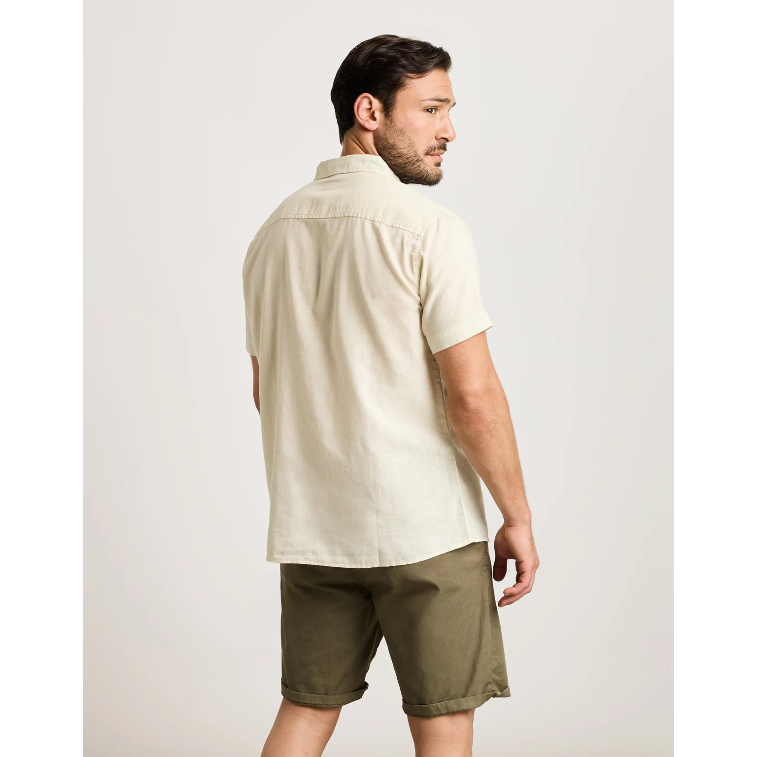 Camisa Manga Corta Beige - Norla