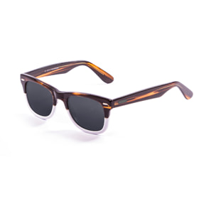 Gafas de sol LENOIR BIARRITZ - Marrón y blanco / Ahumada