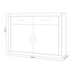 Aparador Nuka Cambria - Grafito