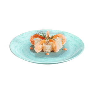 Assiette à dessert turquoise 19 cm Stratis - Luminarc