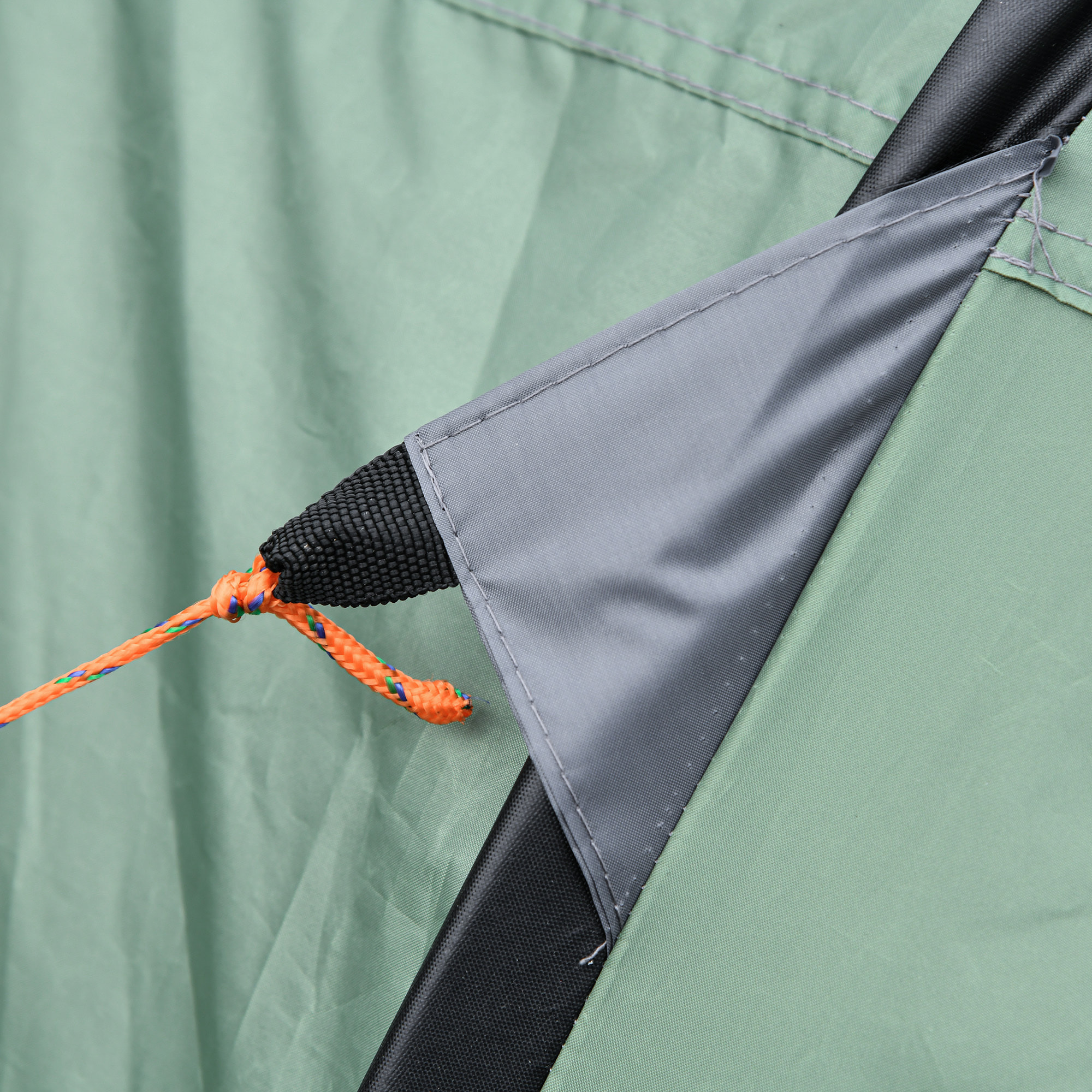 Tienda de Campaña Pop up para 4-5 Personas Tienda de Camping Instantánea con Ventanas Bolsillos y Bolsa de Transporte Impermeable Anti-UV 263,5x220x123 cm Verde y Gris