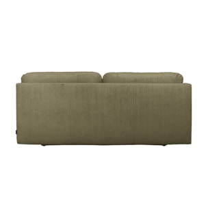 Banquette convertible 3 places velours côtelé avec coffre SELMA
