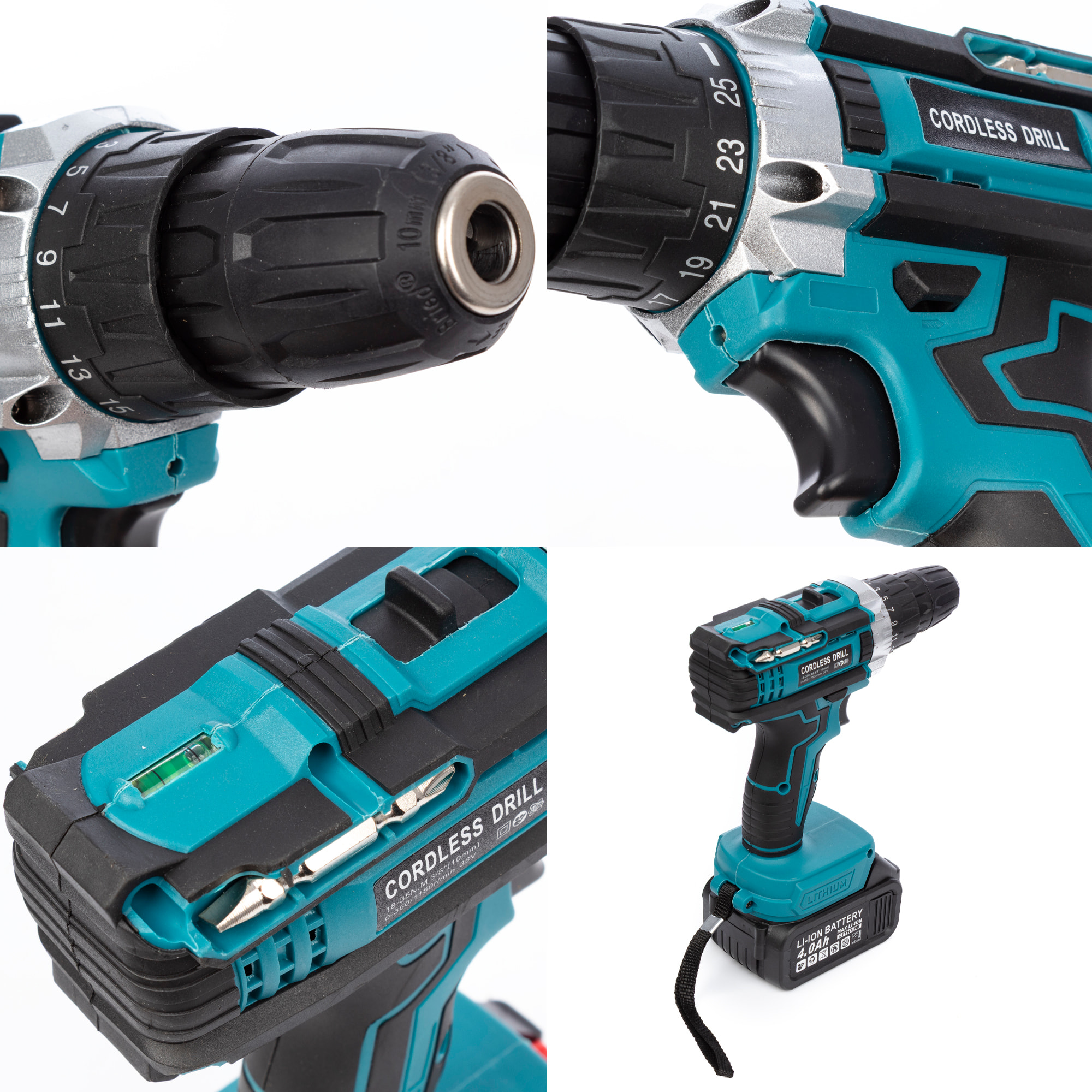 Set de 2 herramientas eléctricas con taladro y radial angular 21V. DOBLE BATERIA 13000 mah