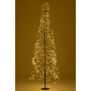 J-Line décoration Arbre 3000 Led - métal - noir - large - LED