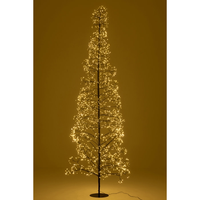 J-Line décoration Arbre 3000 Led - métal - noir - large - LED