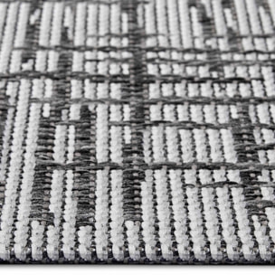 Tapis exterieur kilim géométrique, tissé, laik idéal extérieur