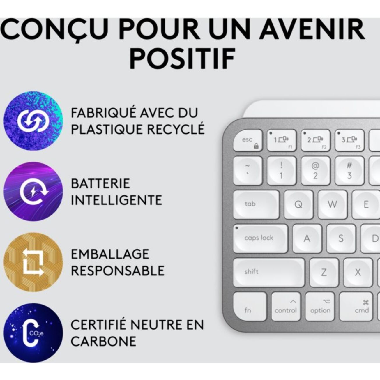 Clavier sans fil LOGITECH MX Keys mini pour Mac