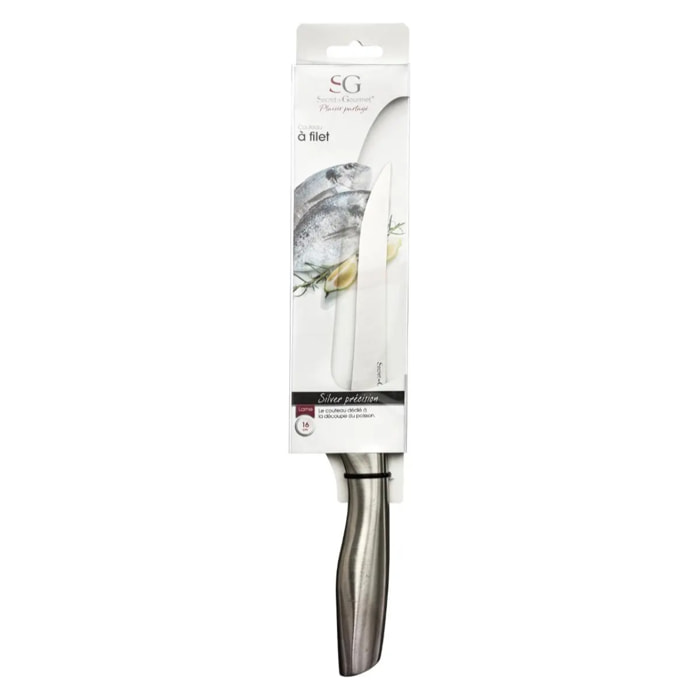 Couteau à filet en inox forgé "Silver Précision"