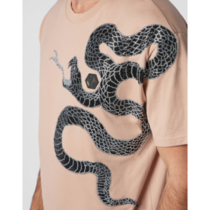 PHILIPP PLEIN Camiseta Cuello Redondo SNAKE