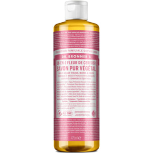 Savon liquide Fleur de cerisier  - Un savon de Castille liquide naturel 18-en-1