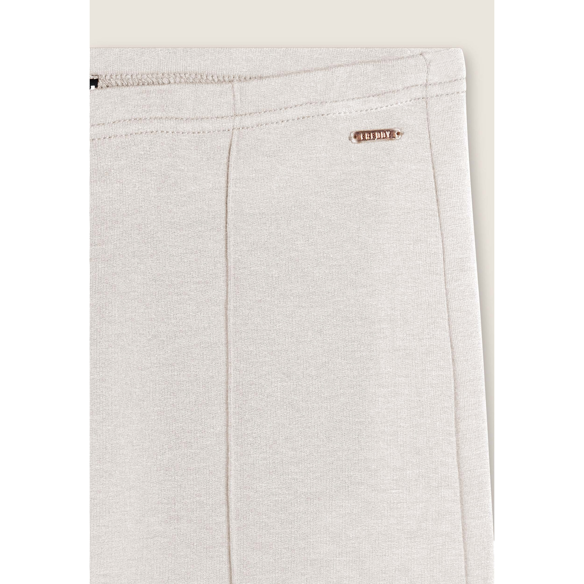 Pantaloni donna wide leg con cucitura centrale