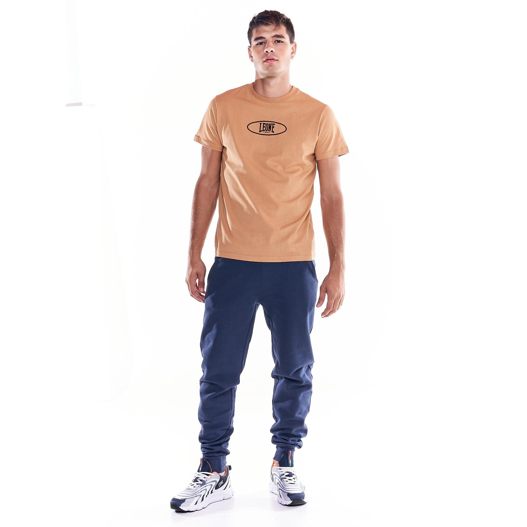 Camiseta de hombre Earth Tones logo central estampado