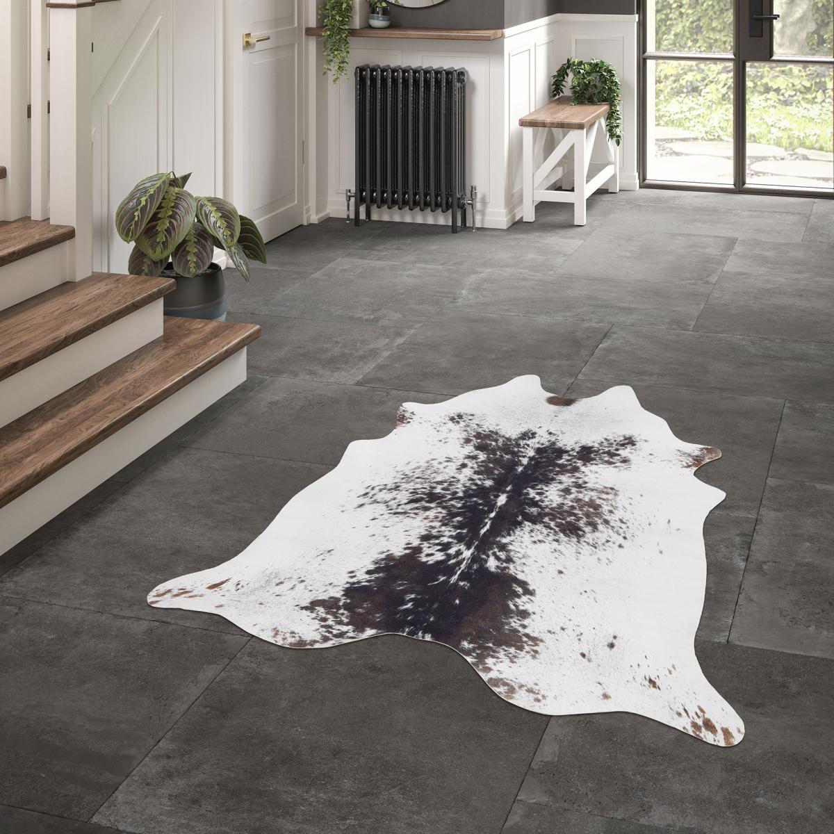 Tapis salon et chambre tissé motif animaux PUCU