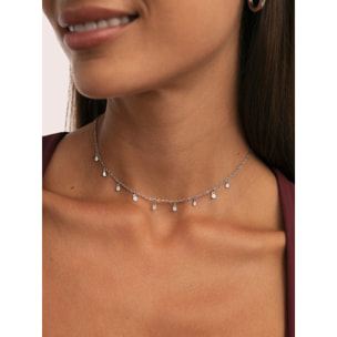 Collana Mini Moons 3mm Acier