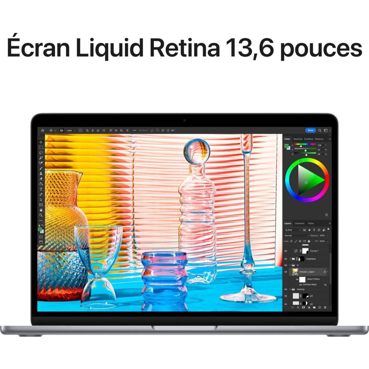 Ordinateur Apple MACBOOK AIR M2 8 512 Gris Sideral
