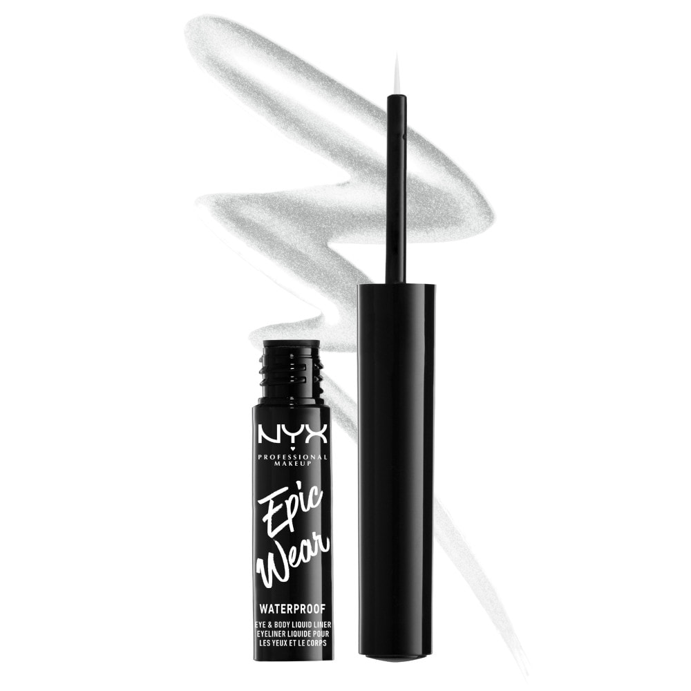 NYX Professional Makeup Epic Wear Metallic Eyeliner Silver Metallic
