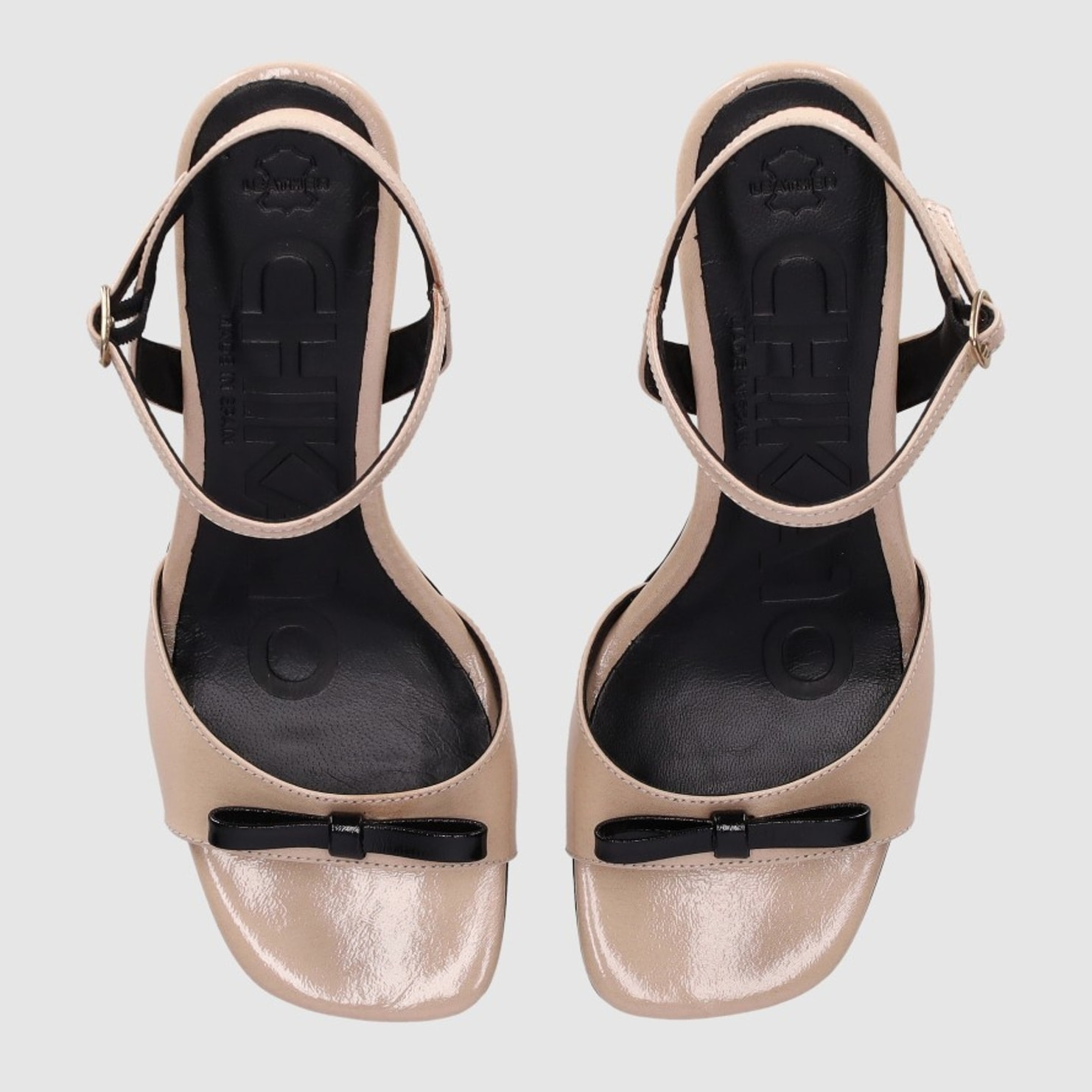 Sandalias - Beig - Tacón: 5 cm