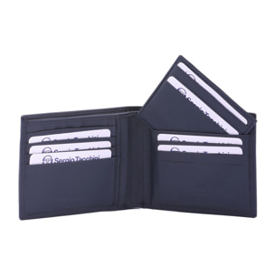 Portafoglio uomo in vera pelle - Modello False - Artigianale - 10.0 x 12.5 x 2.0 cm