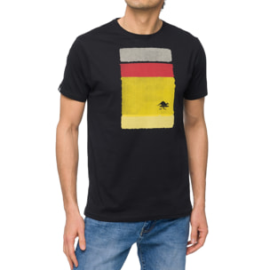 T-shirt in cotone 150 gr Hot Buttered Barrell Colore Nero.