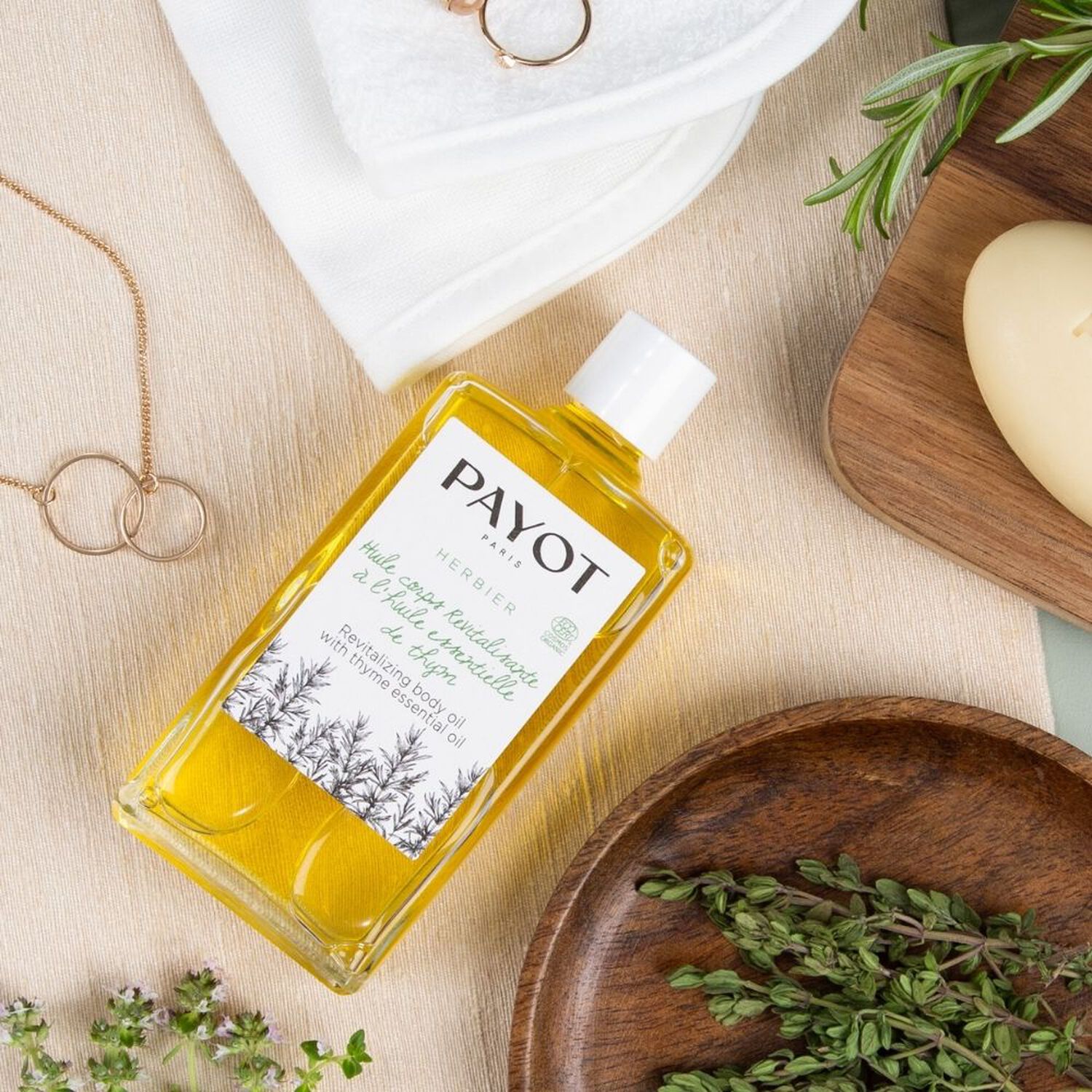 Herbier Huile Corps Revitalisante - A L'Huile Essentielle de Thym 100 ml