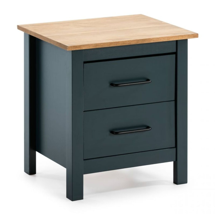 Mesita de noche Eira Blue Ocean - Oak