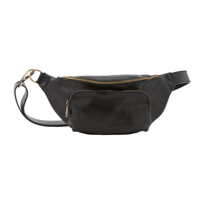 Marsupio da uomo in vera pelle - Modello False - 100% pelle - 37.0 x 16.5 x 10.0 cm