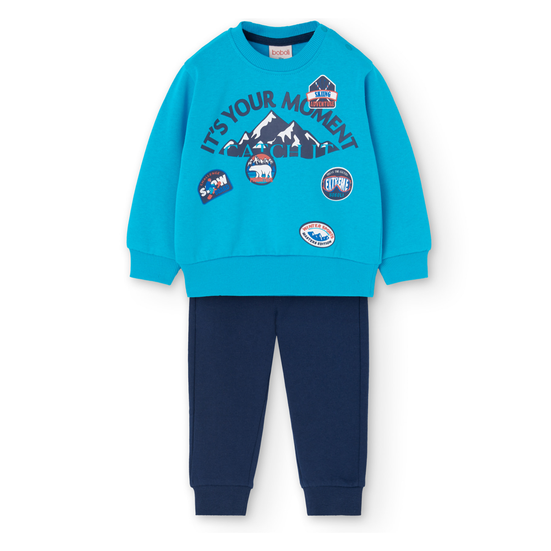 Conjunto punto de bebé niño -BCI