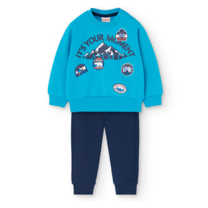 Conjunto punto de bebé niño -BCI