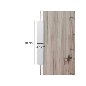 Meuble à chaussures en bois avec miroir - CALMA