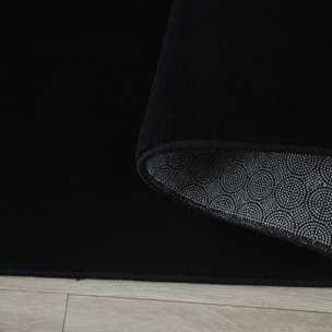 MOSCOU - Tapis uni Noir