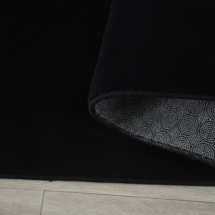 MOSCOU - Tapis uni Noir
