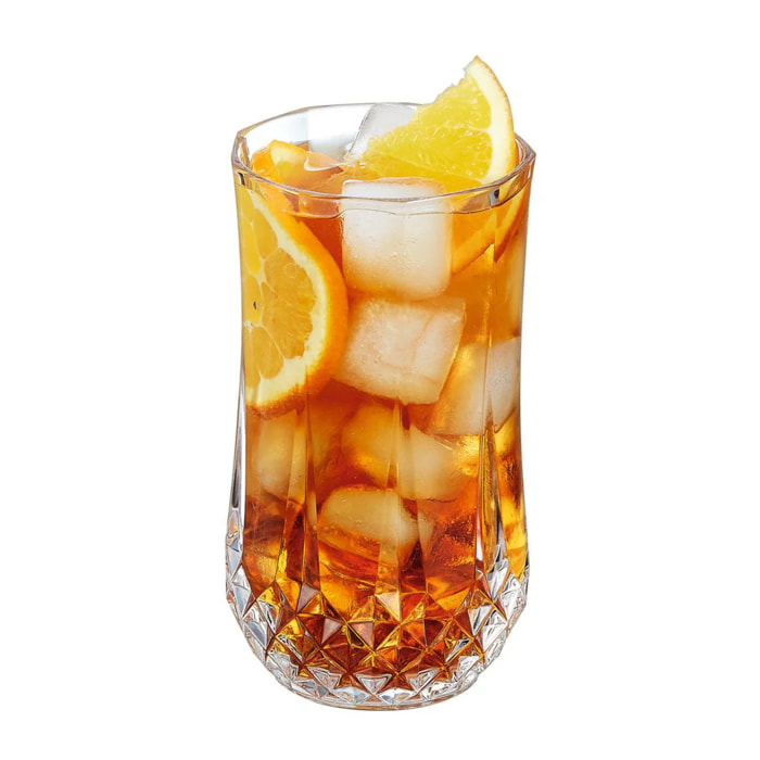 6 Vasos 36cl Longchamp - Cristal d'Arques