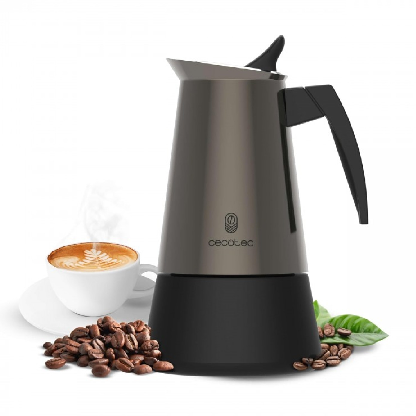 Cecotec Cafetera italiana Piccolina 200 Gold