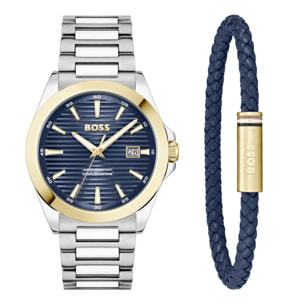 Reloj Boss 1570191 Hombre Analogico Cuarzo con Correa de Acero inoxidable