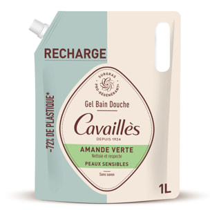 Amande Verte - Eco-Recharge Gel Bain et Douche 1000 ml