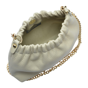 Borsa a spalla Anna Luchini Beige