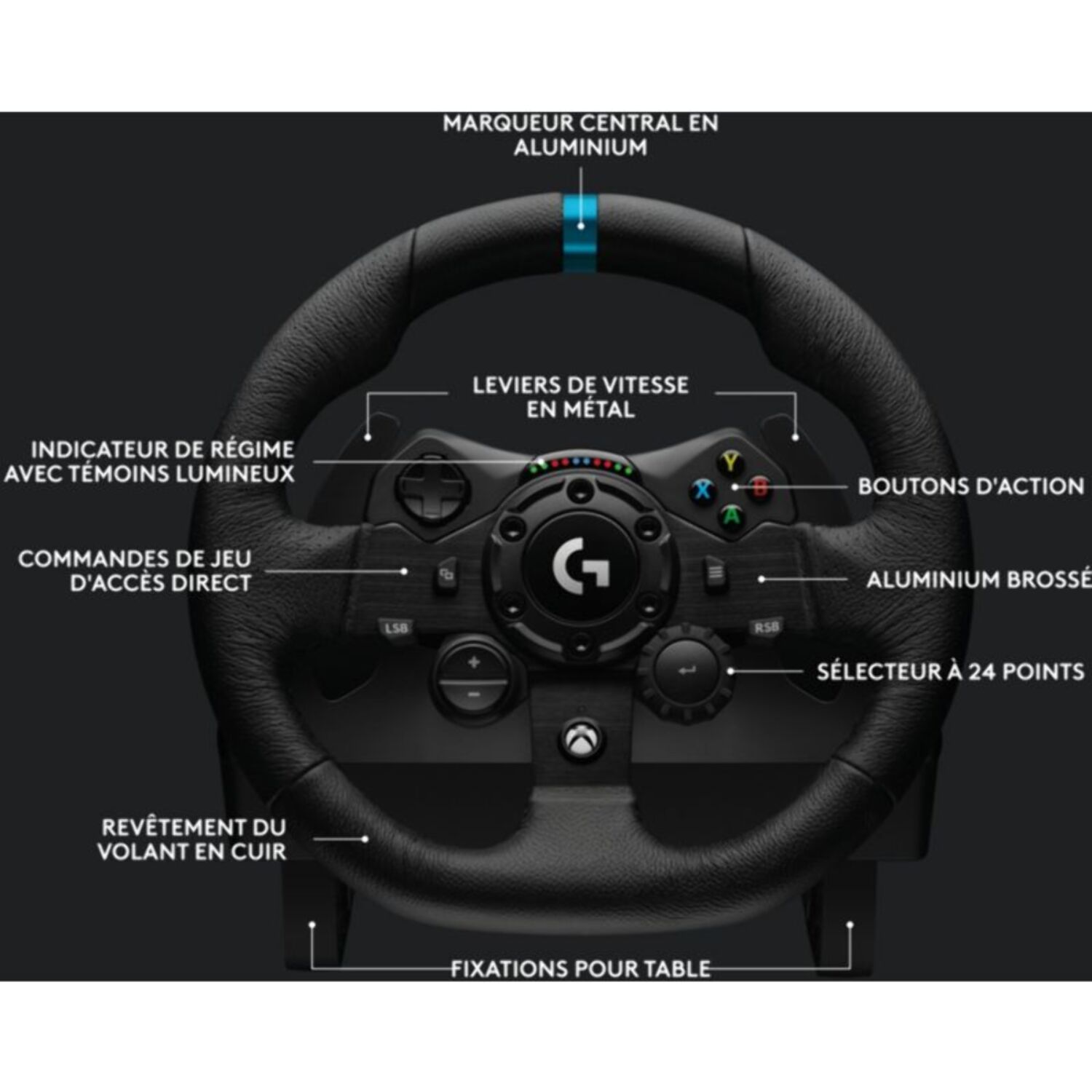 Volant + Levier de vitesses + Pédalier LOGITECH G923 SE - Xbox