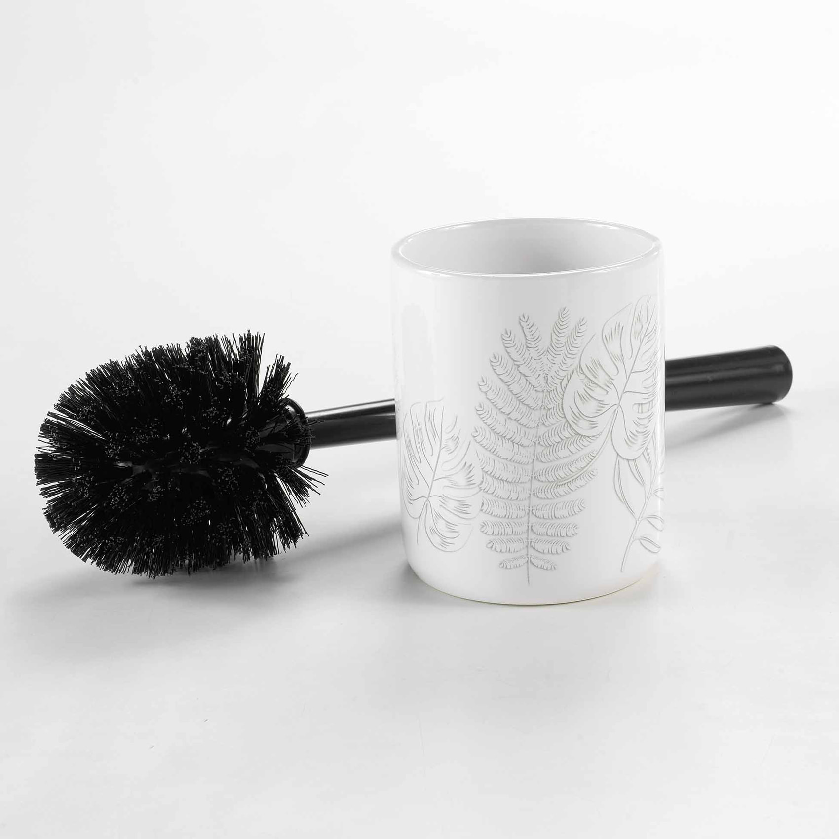 Brosse WC imprimée - Gris