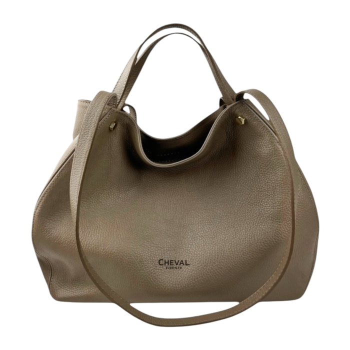 Borsa a mano Cheval Firenze Alfa Taupe Scuro