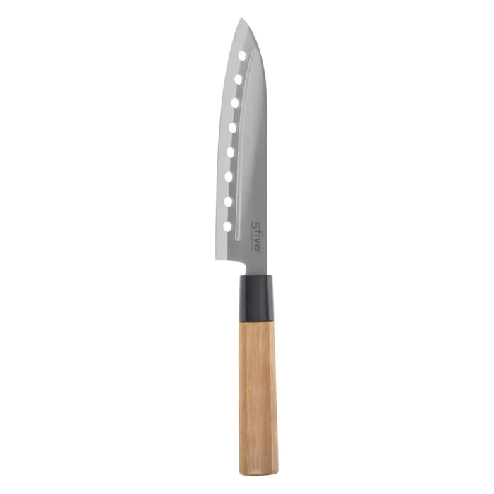 Couteau Santoku "Black bambou" lame 16,9m