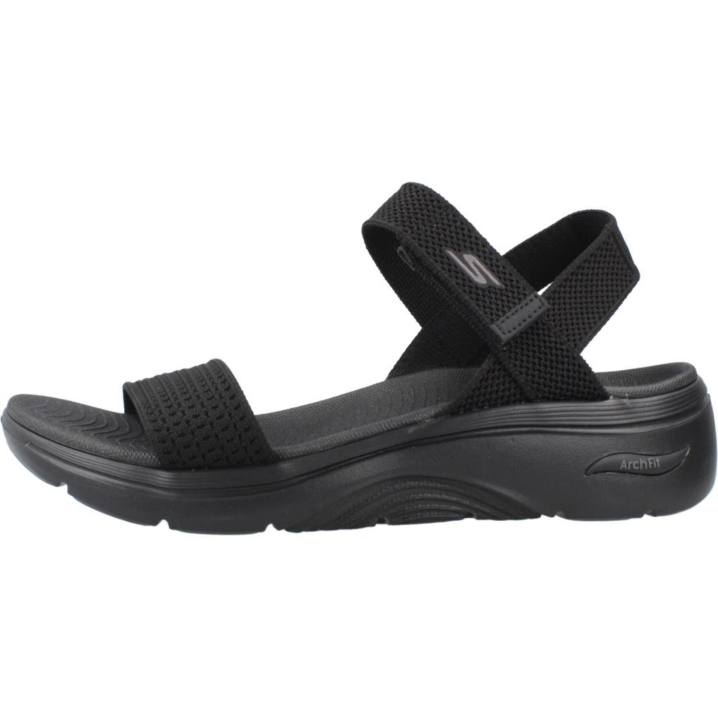 Sandalias Mujer Go Walk Arch Fit 2.0 Negro