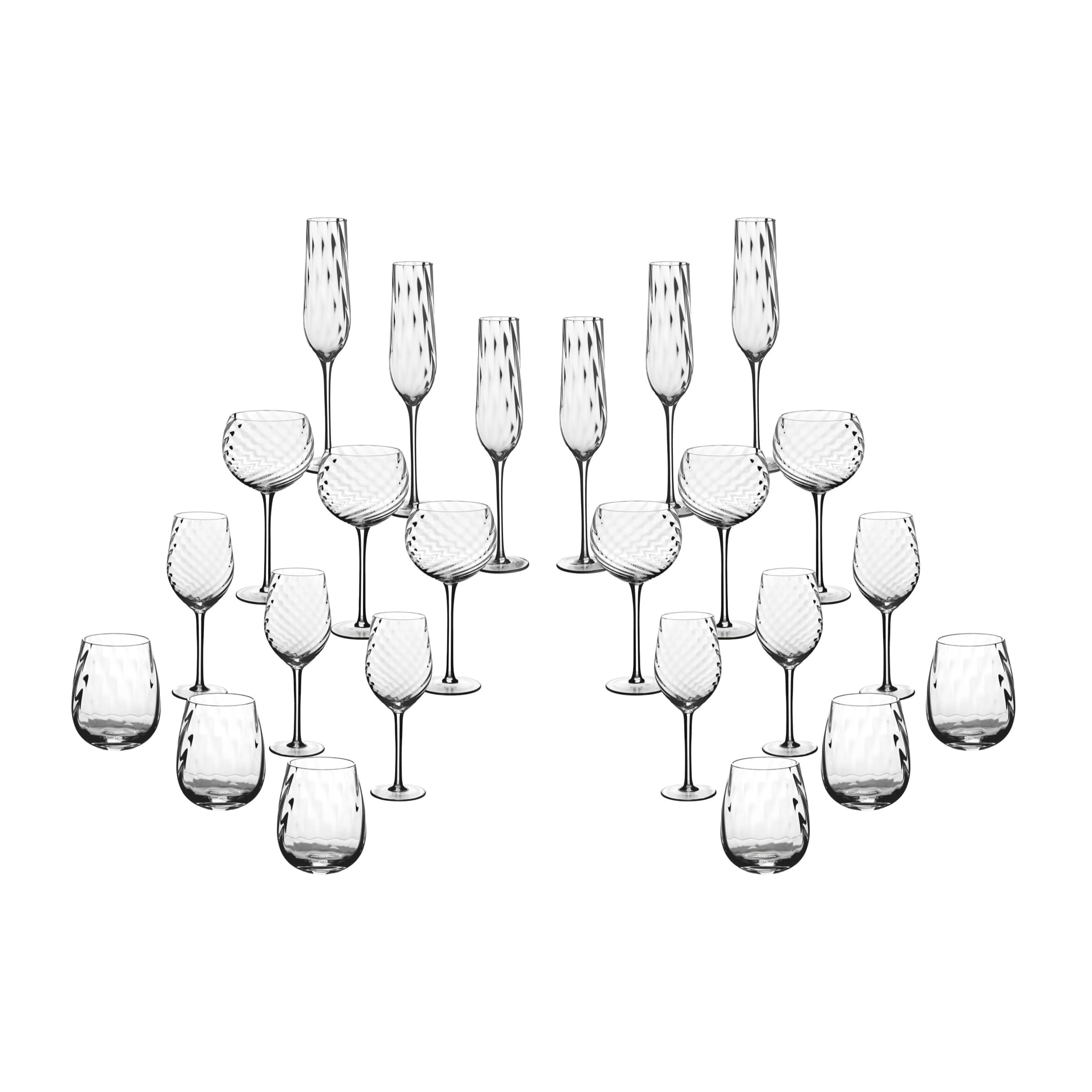 Set de verres complet STEN - 24 pièces