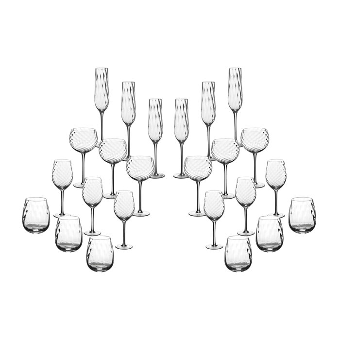 Set de verres complet STEN - 24 pièces